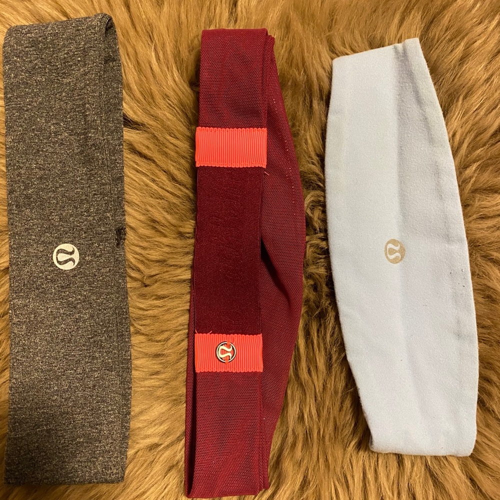 3 Lululemon headbands